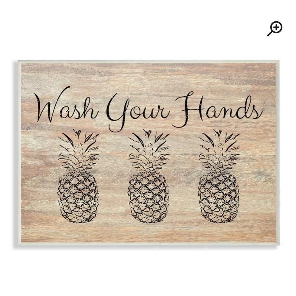 “Wash Your Hands” Wall Art